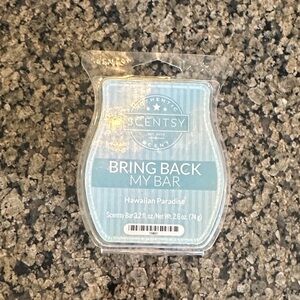 Scentsy Hawaiian Paradise Bring Back My Bar - Light Blue